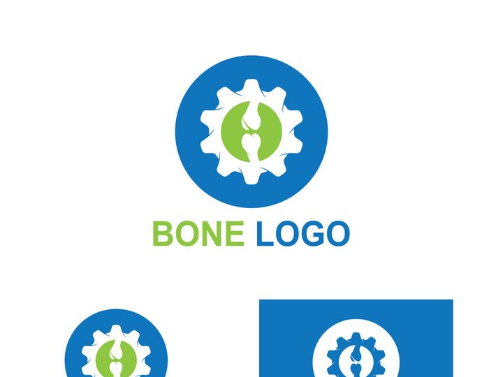 Orthopedic bone care logo design.