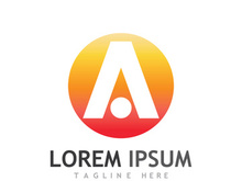 modern and creative initial letter A logo.