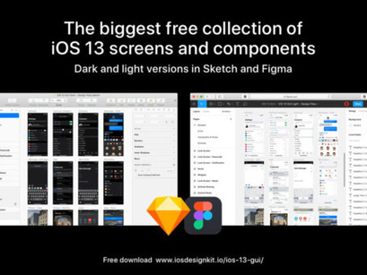 Collection of iOS13 GUI components