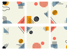 Square Background Social Media vibrant