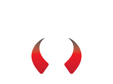 Devil horn Vector icon design illustration Template