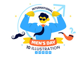 10 International Men's Day Illustration preview picture