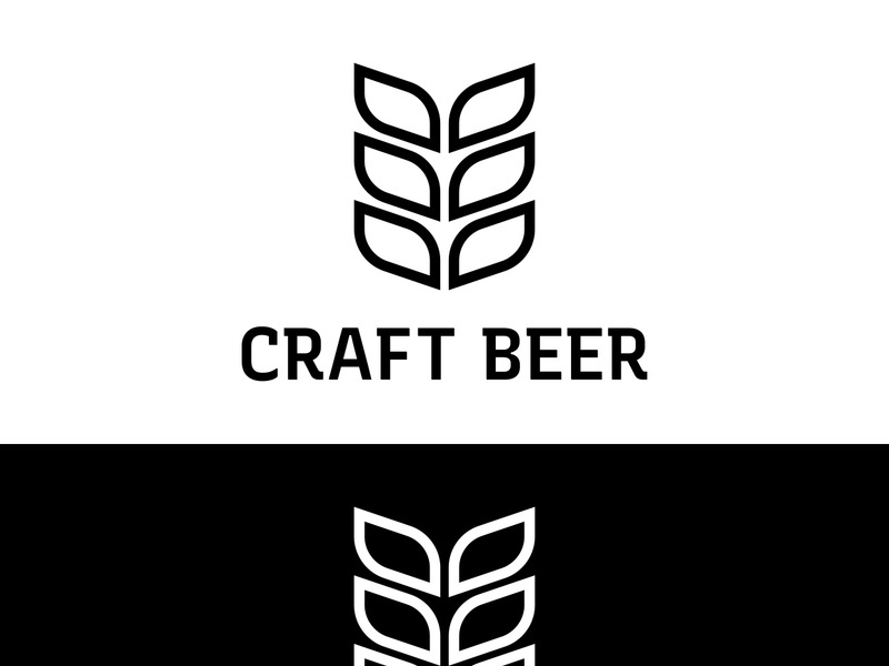 Premium quality vintage craft beer logo template. For badges, emblems, beer companies, bars, taverns.