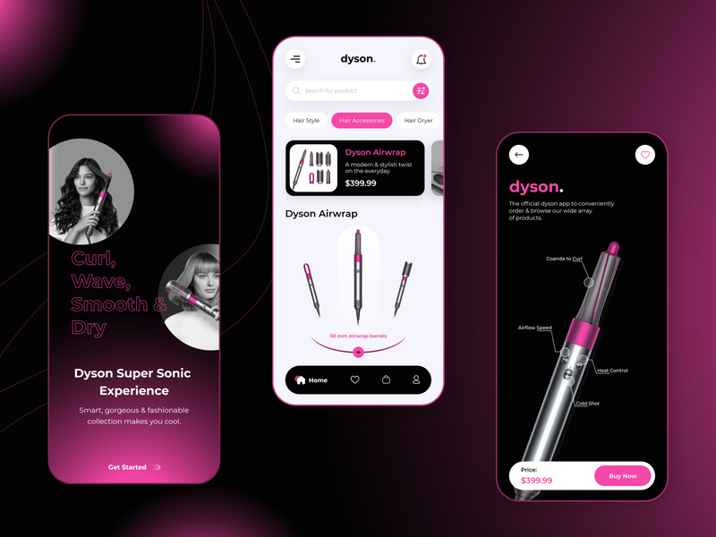 Dyson Airwrap Mobile App