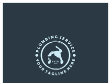 Plumbing logo vector design template. water pipe logo design.Leaking water logotype,Design Concept, Creative Symbol, Icon