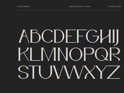 Bosch Display Font - Personal Use