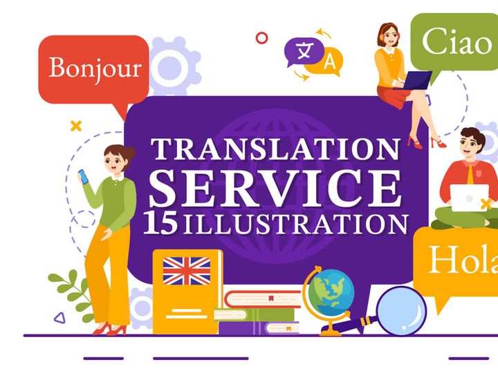 15 Translation Service Illustration