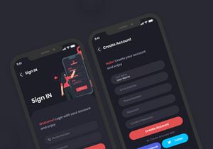 Sign In & Sign Up Screens
