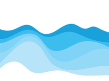 Abstract Water wave vector illustration design background