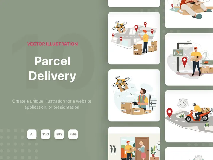M92_Delivery Service Illustrations