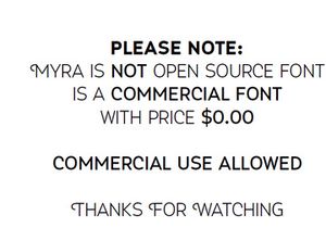 Myra Free Font