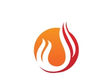 Fire Logo Template  Flame Symbol  Icon Vector