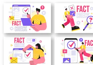 10 Fact or Fake News Illustration