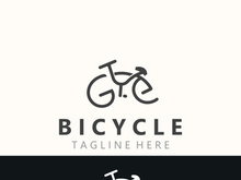 Bicycle icon template design inspiration. Bicycle store Quality symbol vector
