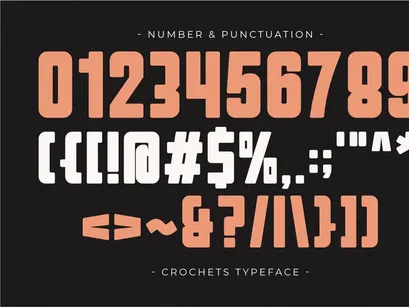 Crochets - Modern Display Font
