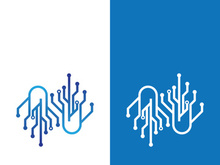 Technology logo images illustration design template