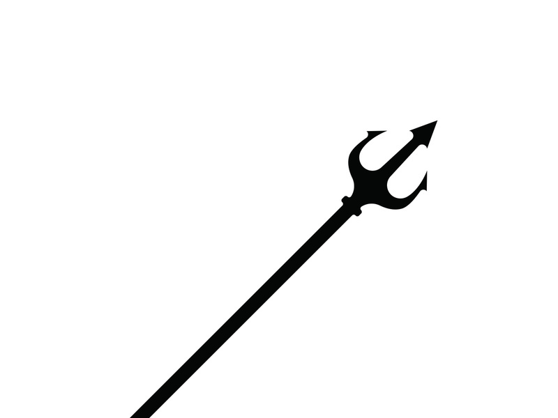 Trident Logo Template vector icon illustration design