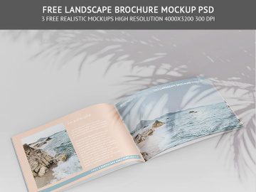 Free Landscape Brochure Mockup preview picture