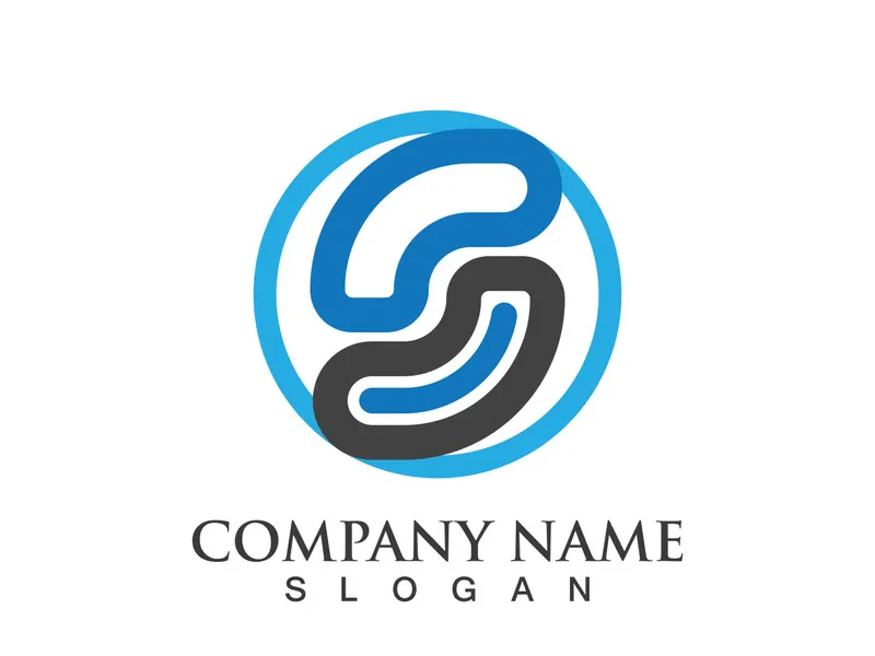 Business corporate S letter logo design vector