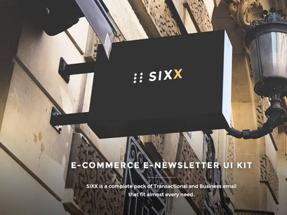 Newslattor v1.0(SIXXX) - e-commerce newsletter app UI  kit