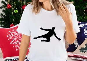 A person falling or sliding on the ground in a dynamic pose
