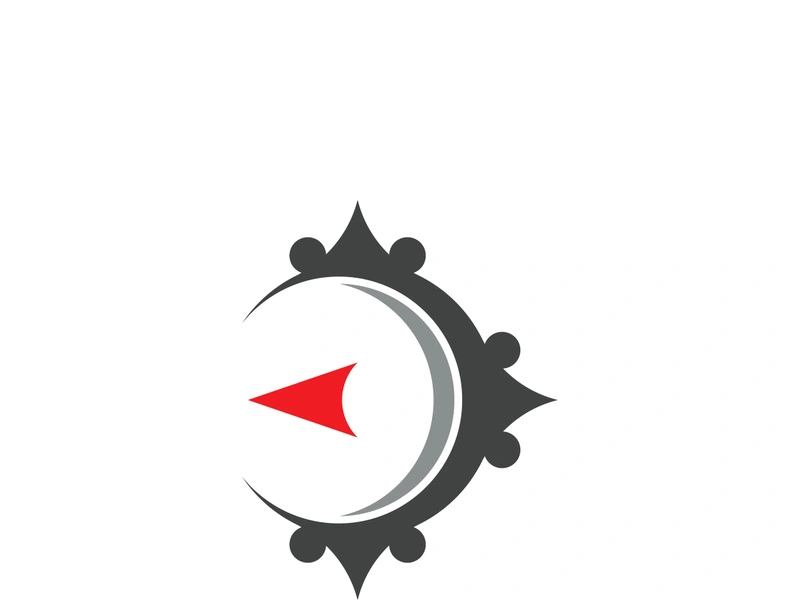 Compass logo template vector icon illustration design