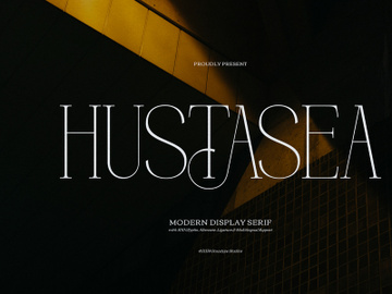 Hustasea | Modern Display Serif preview picture