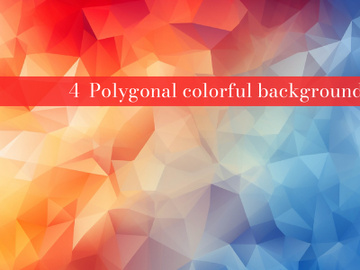 A polygonal colorful background preview picture