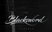 Adorn your Design Projects with Blacksword Typeface Font
