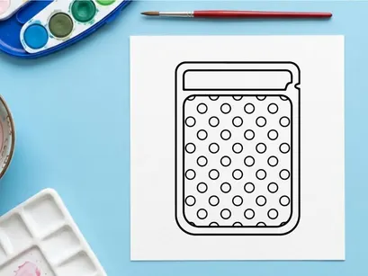 Icono de plantilla de tarjeta de regalo con puntos para compras navideñas
