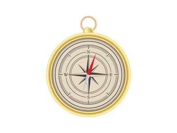 Compass icon illustration design preview picture