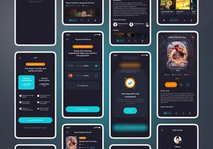 Cinemax - Movie Apps UI Kits
