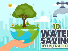 10 Water Saving Illustration preview picture