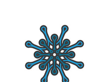 Molecule symbol logo template vector illustration design