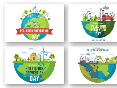 15 National Pollution Prevention Day Illustration