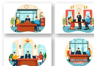 8 City Council Meeting Illustration