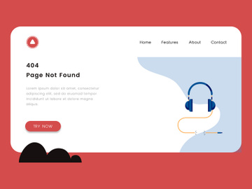 404 page not found vector illustration preview picture