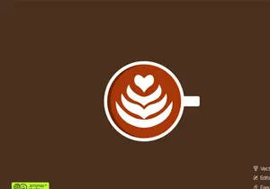 Latte Art Vector Bundle