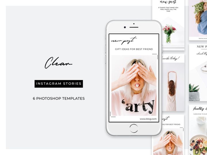Clear Instagram Story Templates