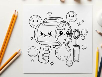 Cute pug dog with magnifying glass vector illustration flat design