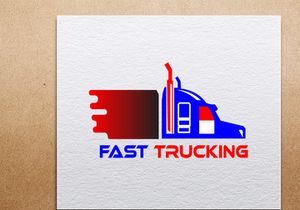 Modern Trucking Company Logo