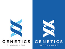 DNA element logo. Bio tech, DNA people, bio DNA, spiral DNA. Logo can be for science, pharmacy and medical.