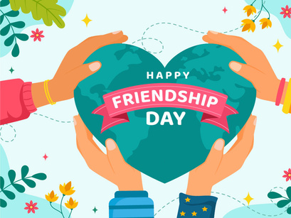 10 Happy Friendship Day Illustration