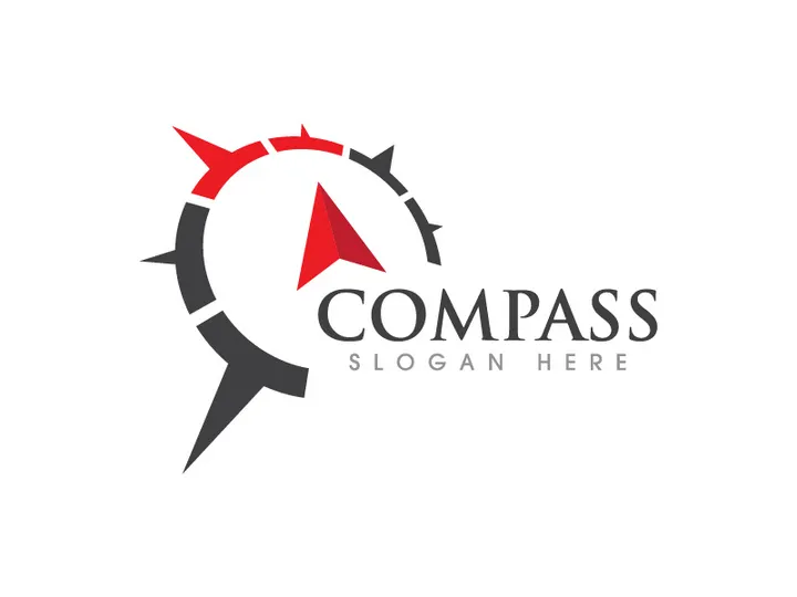 Compass icon illustration design
