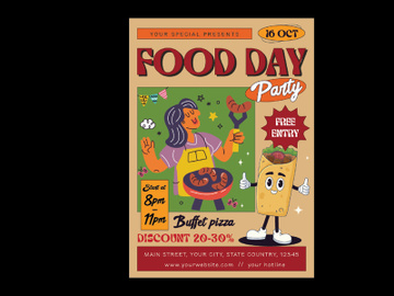 Food Day Flyer preview picture