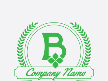 B logo design preview picture