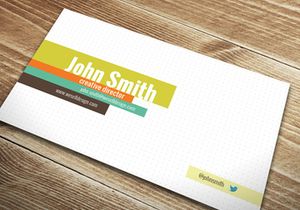 Dotted Business Card Template