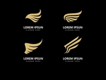 Wing Logo Template vector icon design