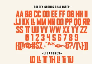 Golden Ghouls - Display Font
