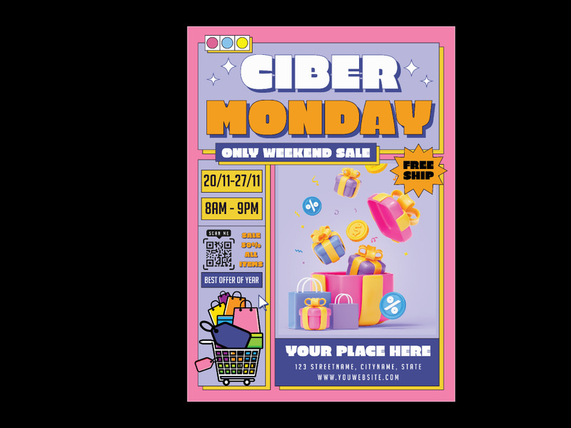 Cyber Monday Flyer